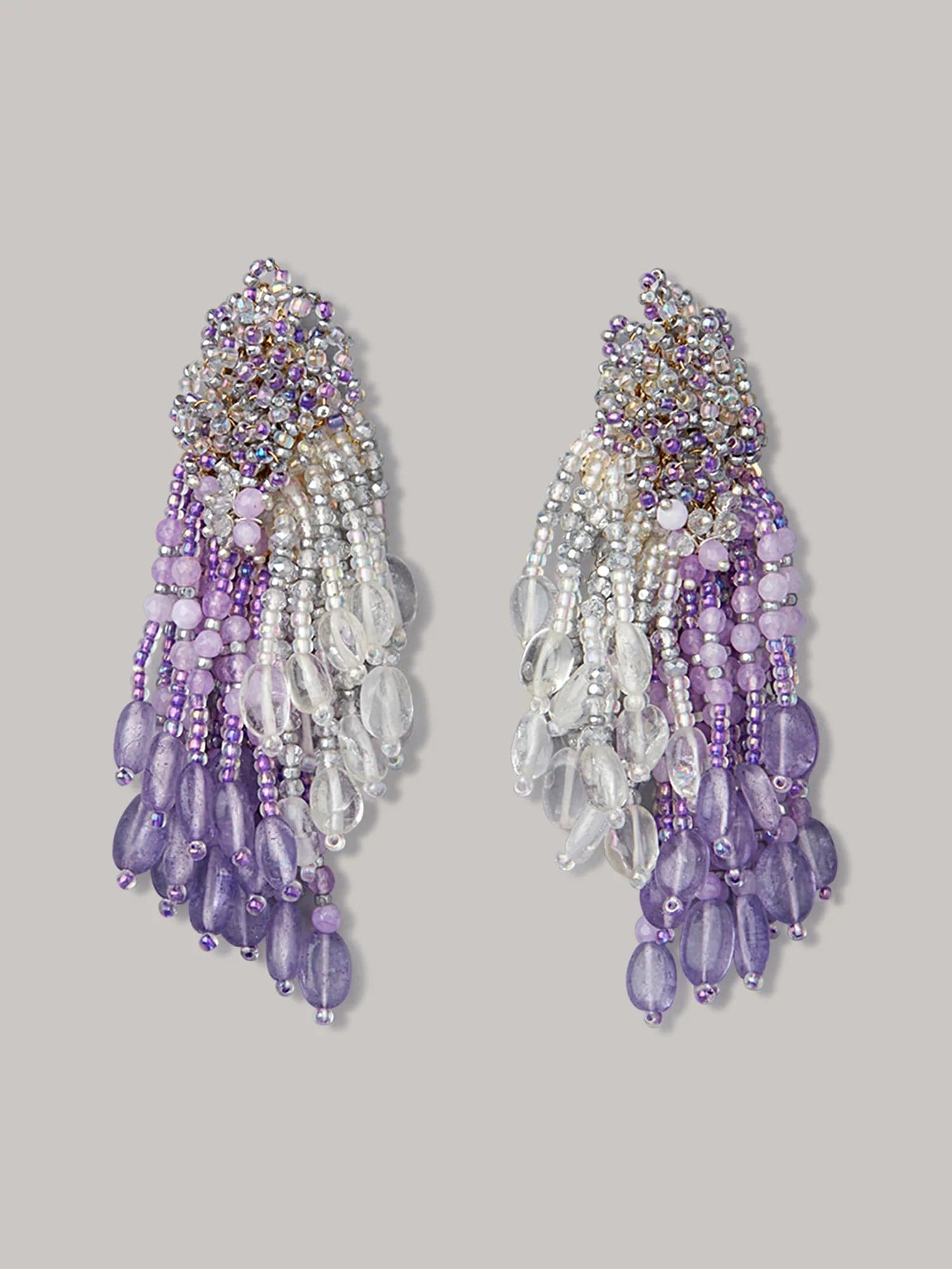 ARANNIA PURPLE DANGLINGS - House of Doro